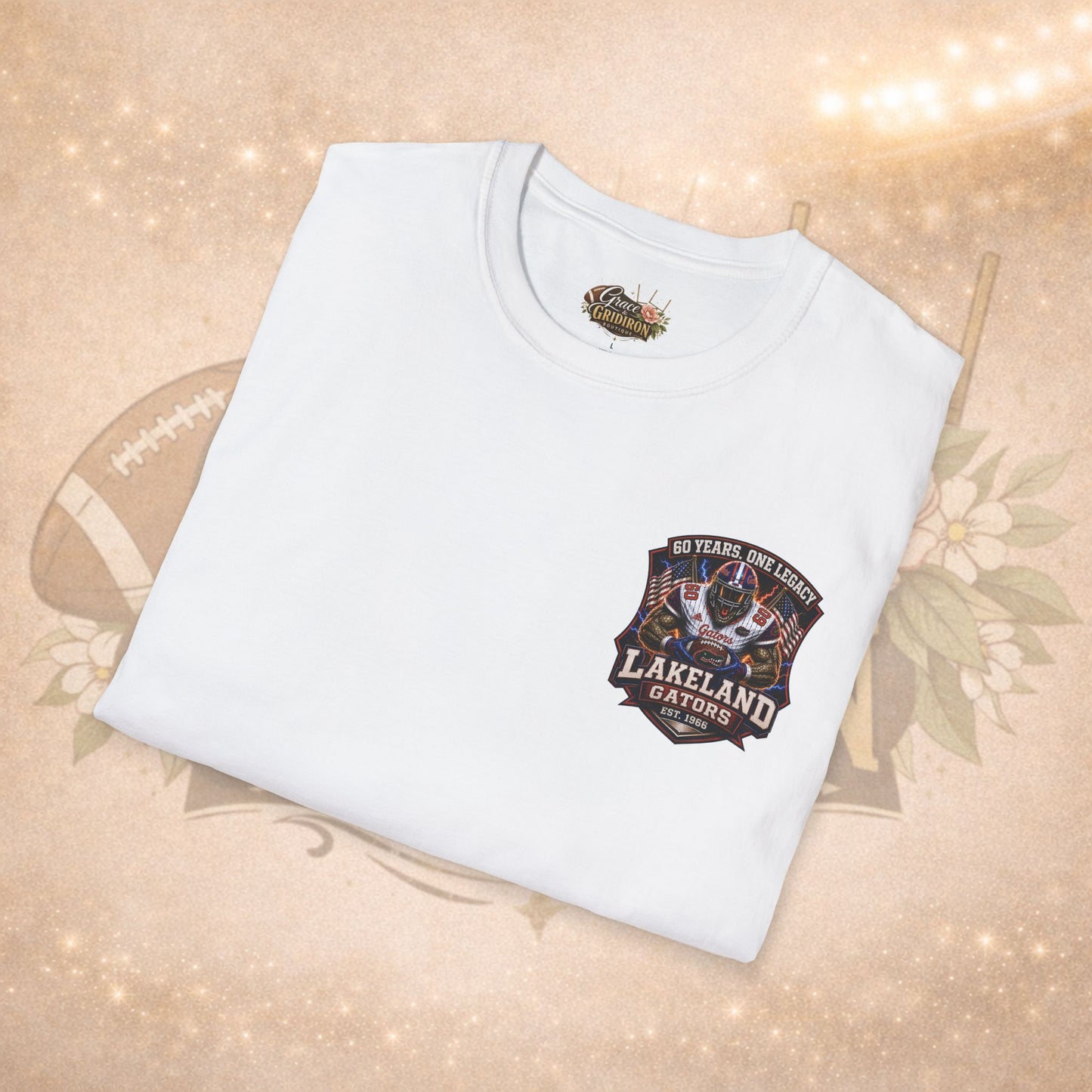60 Years One Legacy Football Tee | Lakeland Gators Legacy Shirt | Vintage Game Day Football Graphic Apparel