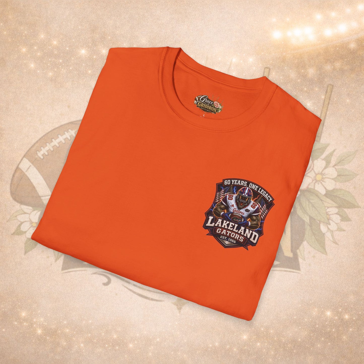 60 Years One Legacy Football Tee | Lakeland Gators Legacy Shirt | Vintage Game Day Football Graphic Apparel