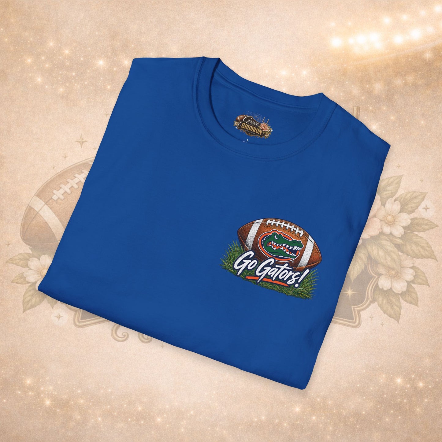 Gator Nation Football T-Shirt | Florida Football Game Day Tee | Go Gators Fan Apparel | Orange Blue Stadium Graphic Shirt