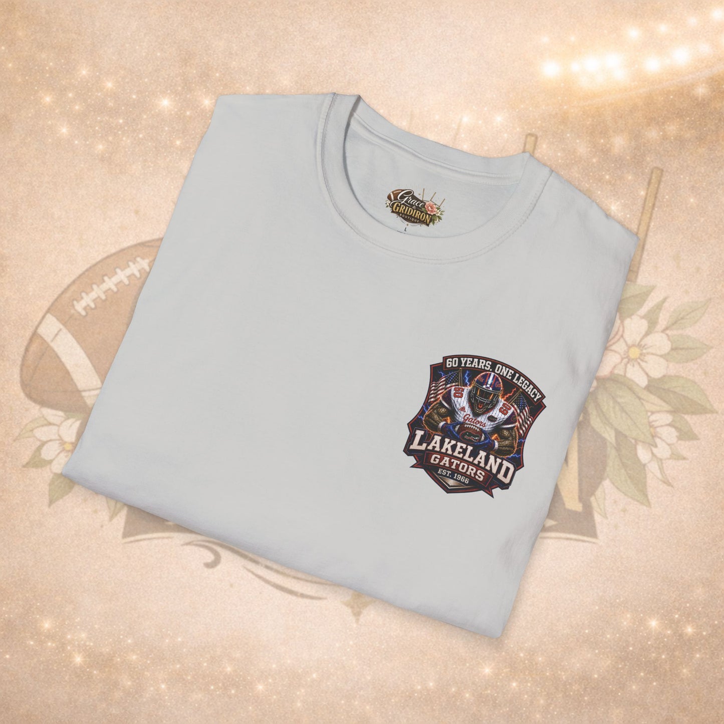 60 Years One Legacy Football Tee | Lakeland Gators Legacy Shirt | Vintage Game Day Football Graphic Apparel