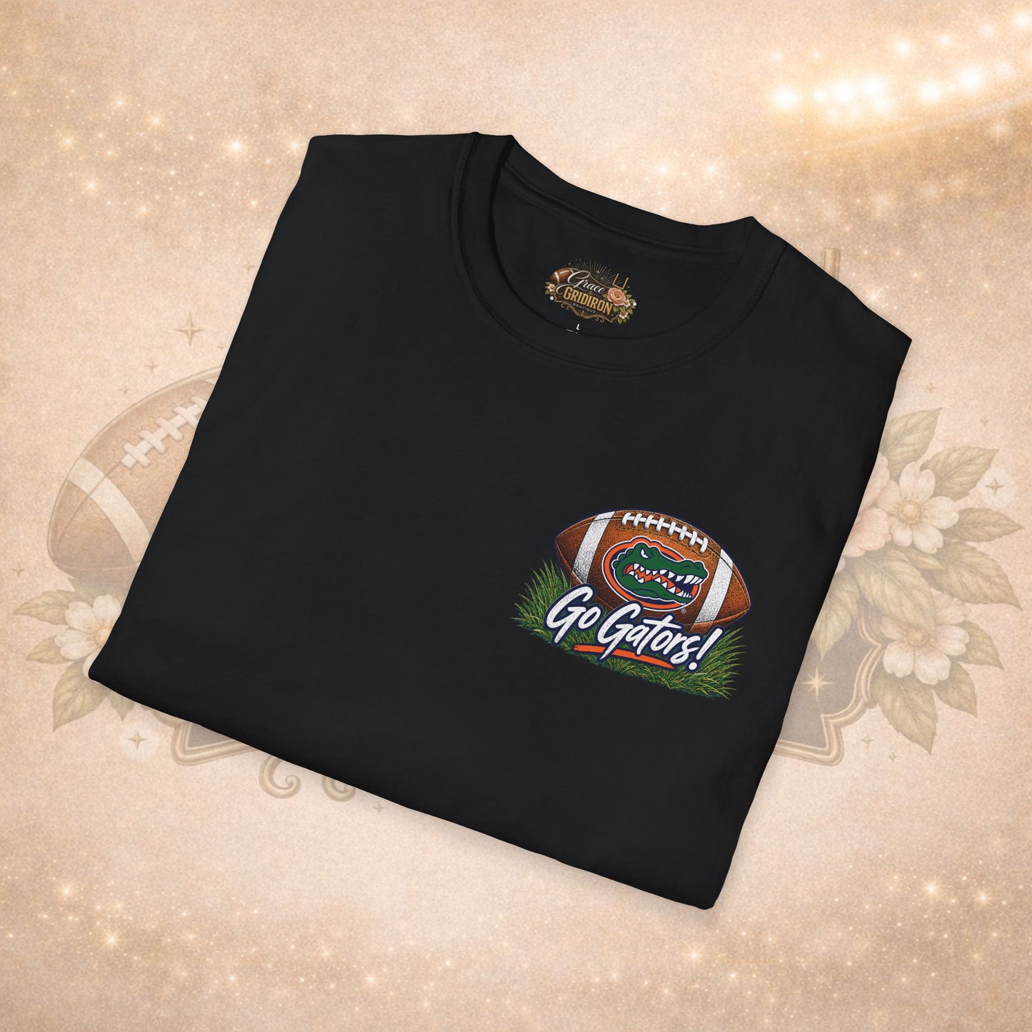 Gator Nation Football T-Shirt | Florida Football Game Day Tee | Go Gators Fan Apparel | Orange Blue Stadium Graphic Shirt