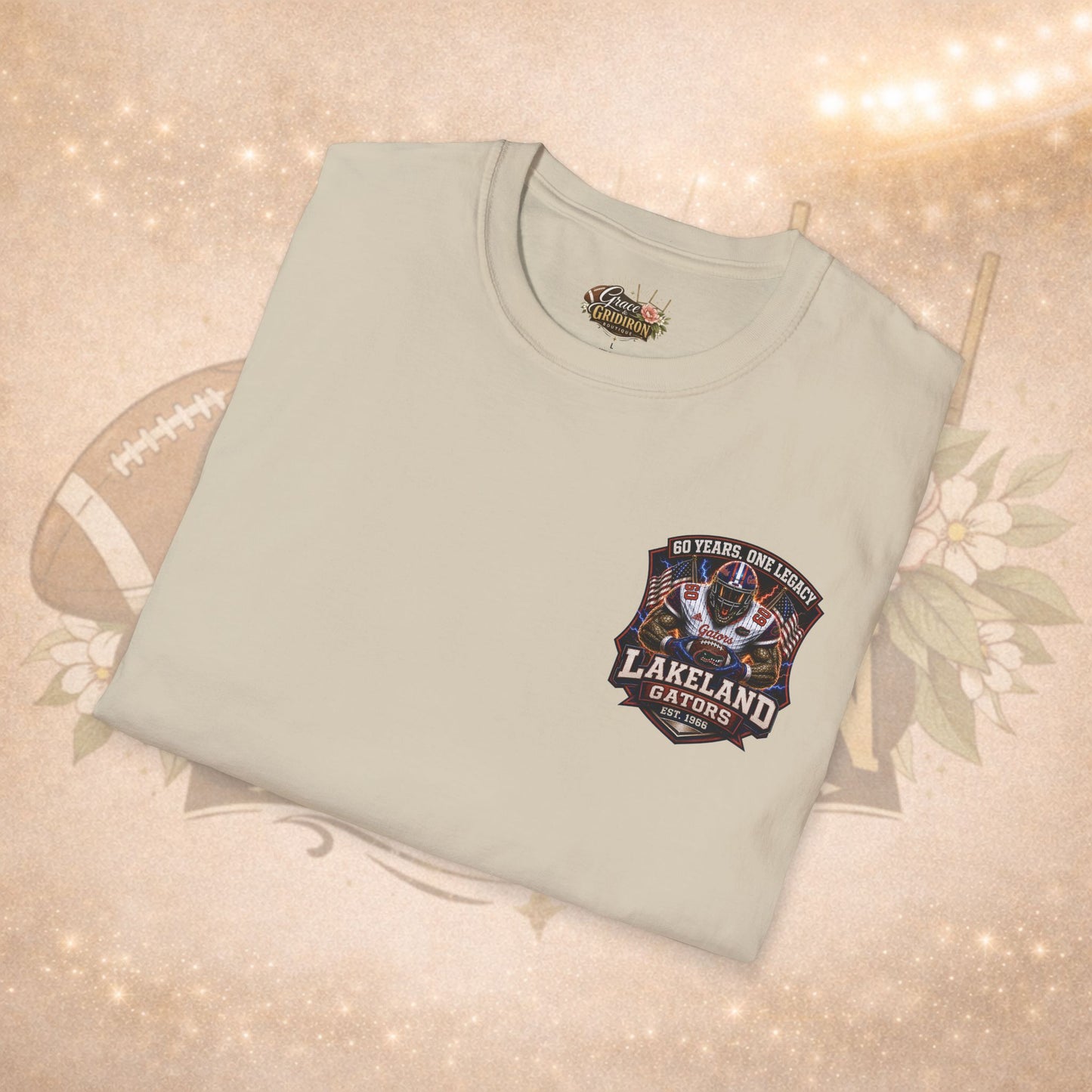 60 Years One Legacy Football Tee | Lakeland Gators Legacy Shirt | Vintage Game Day Football Graphic Apparel