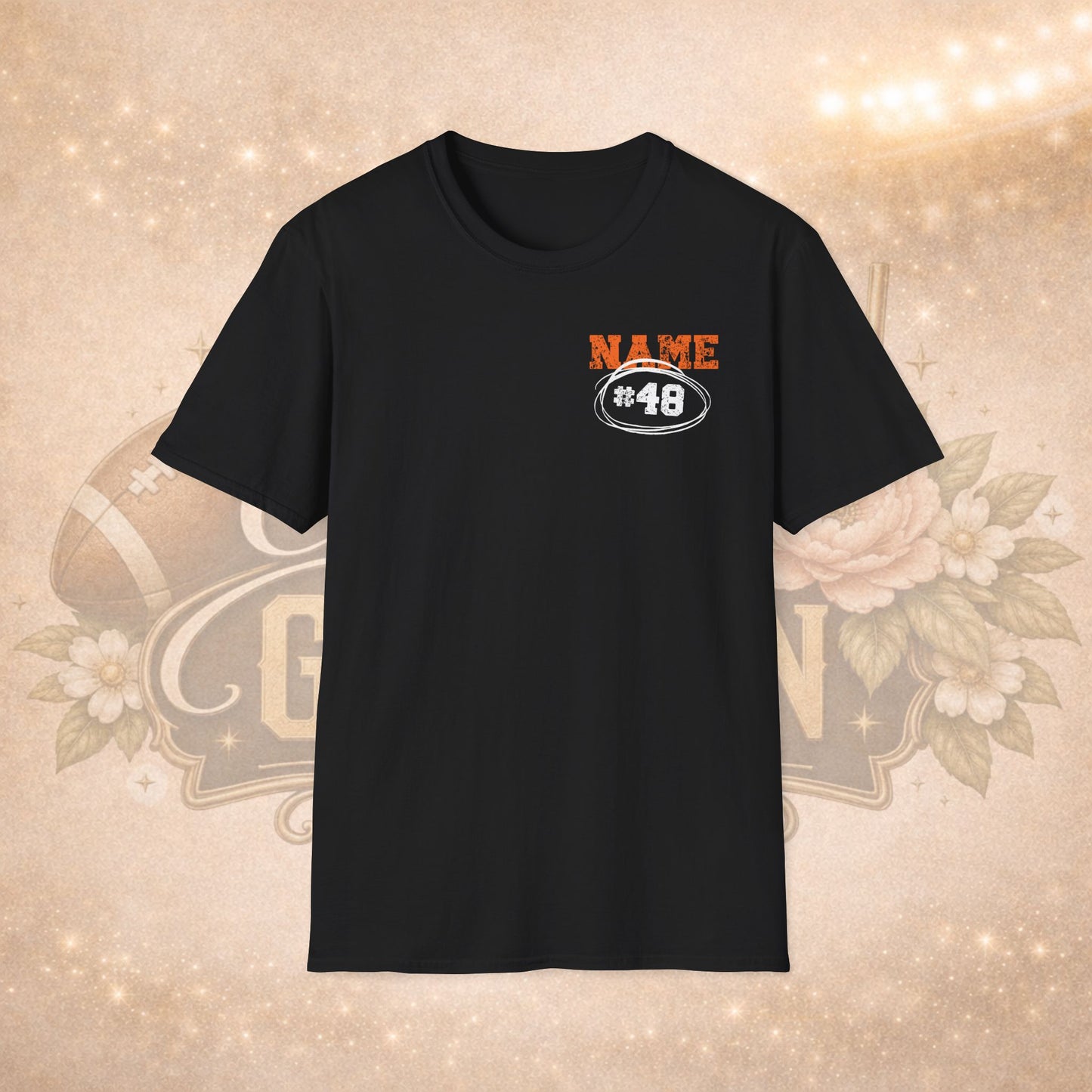 Personalized Football Player Shirt | Custom Football Mom Shirt | Player Name & Number Game Day Tee | Football Family Apparel