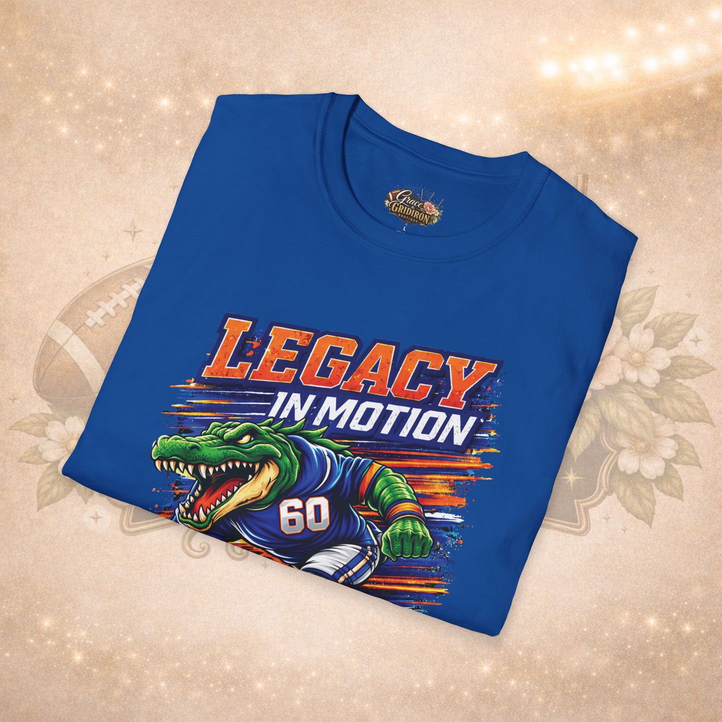 Lakeland Gators Legacy in Motion Shirt | Football Mom Tee | Game Day Shirt | Gator Fan Apparel | Sports Graphic Tee | Unisex T-Shirt