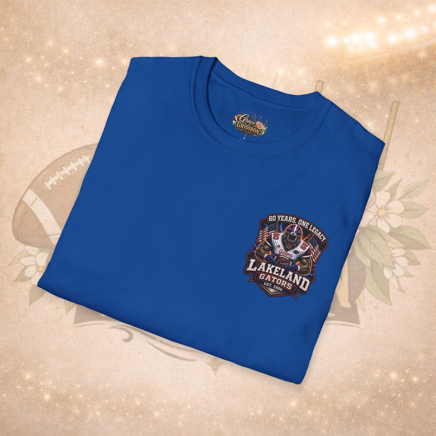 60 Years One Legacy Football Tee | Lakeland Gators Legacy Shirt | Vintage Game Day Football Graphic Apparel