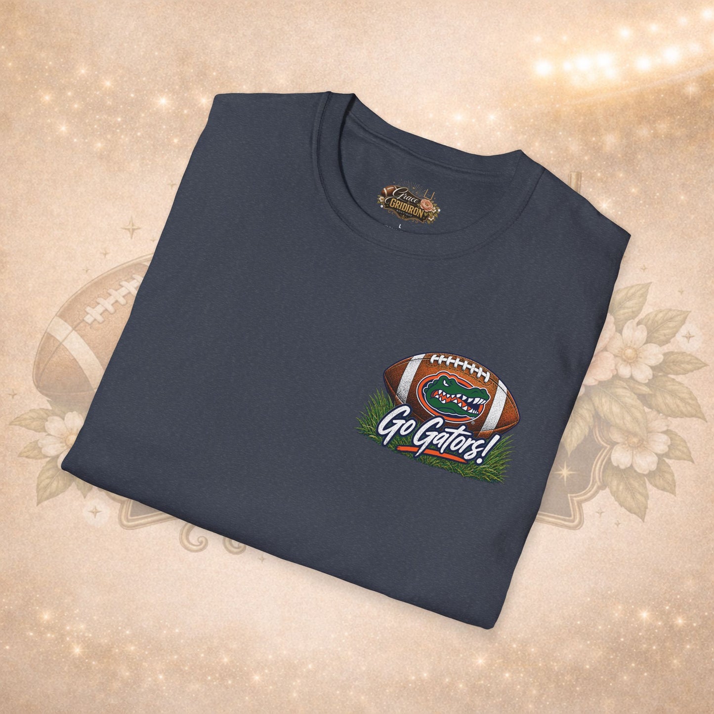 Gator Nation Football T-Shirt | Florida Football Game Day Tee | Go Gators Fan Apparel | Orange Blue Stadium Graphic Shirt
