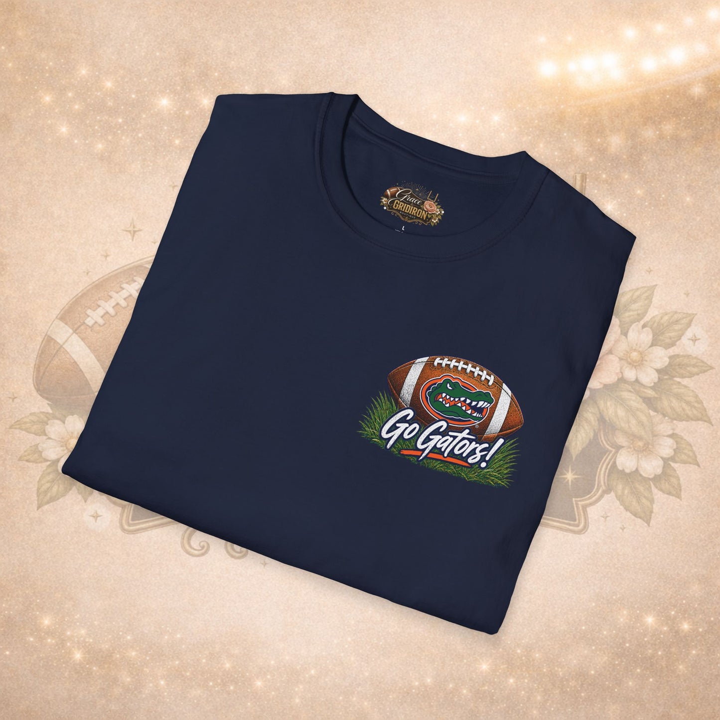 Gator Nation Football T-Shirt | Florida Football Game Day Tee | Go Gators Fan Apparel | Orange Blue Stadium Graphic Shirt