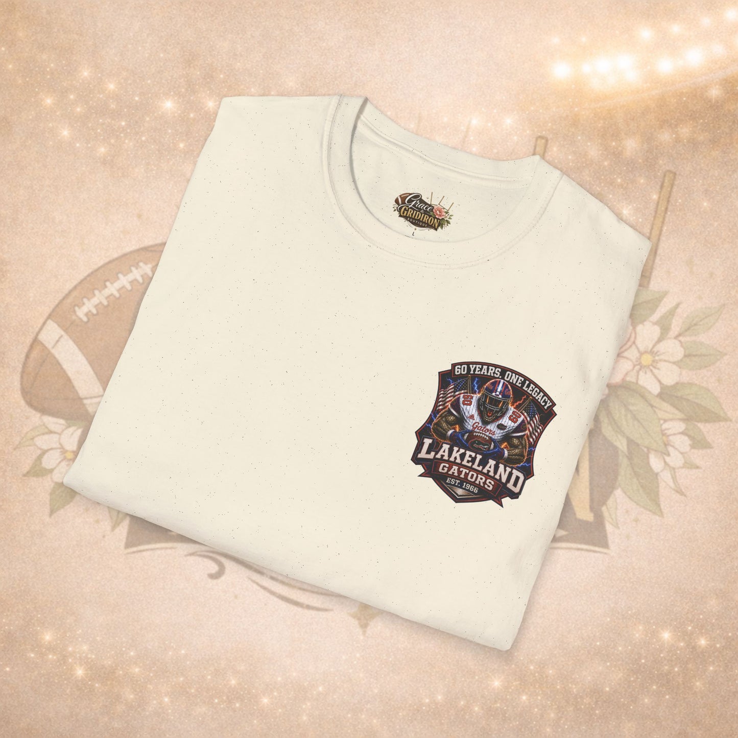 60 Years One Legacy Football Tee | Lakeland Gators Legacy Shirt | Vintage Game Day Football Graphic Apparel