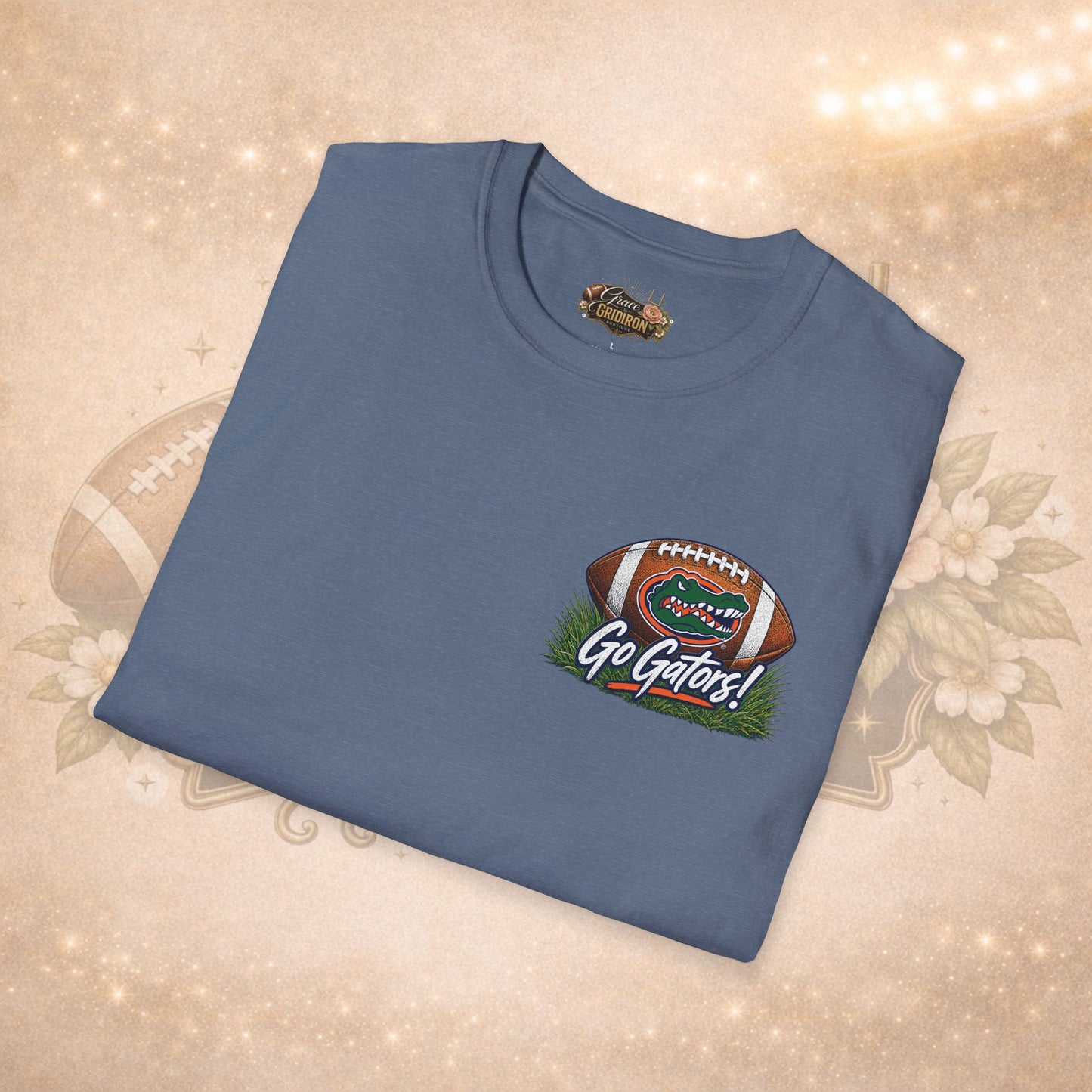 Gator Nation Football T-Shirt | Florida Football Game Day Tee | Go Gators Fan Apparel | Orange Blue Stadium Graphic Shirt