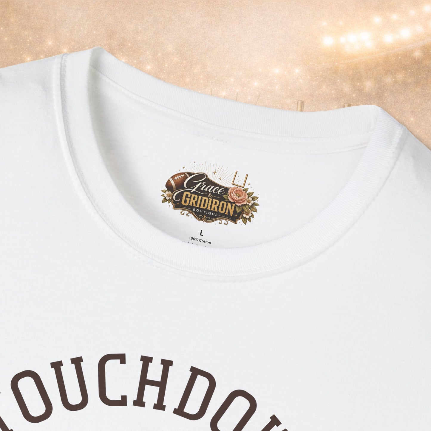Touchdown Season Shirt | Football Bow Tee | Game Day Shirt | Football Mom Shirt | Cute Fall Football Tee