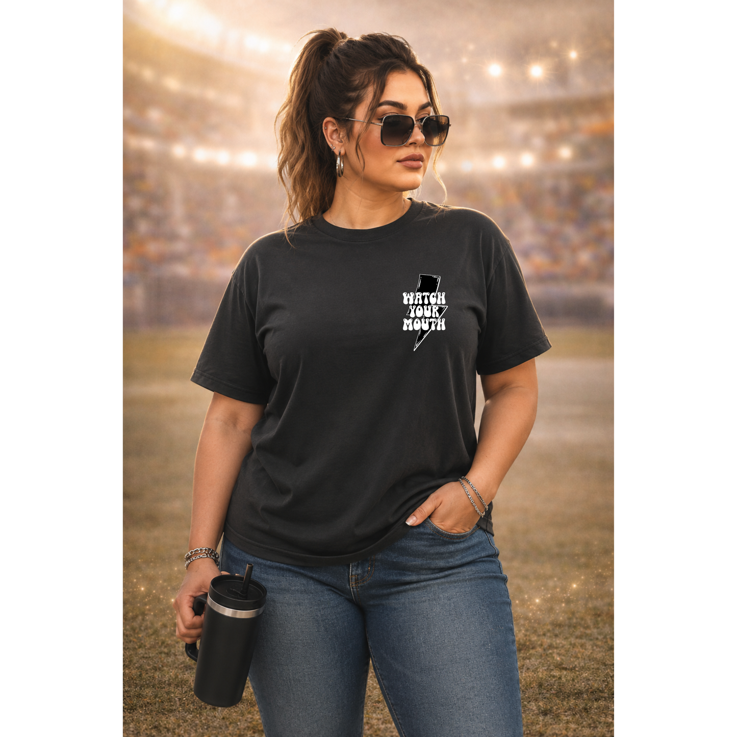 My Kid May Not Always Tackle But I Do Shirt | Funny Football Mom Tee | Game Day Sports Mom Apparel | Stadium Shirt