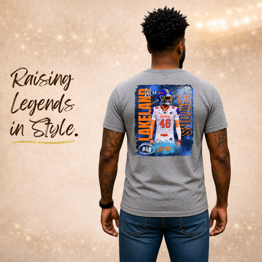 Personalized Football Player Shirt | Custom Football Mom Shirt | Player Name & Number Game Day Tee | Football Family Apparel