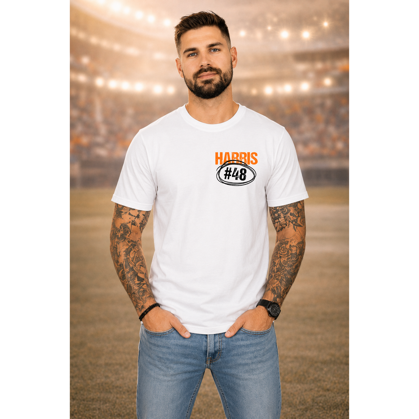 Personalized Football Player Shirt | Custom Football Mom Shirt | Player Name & Number Game Day Tee | Football Family Apparel