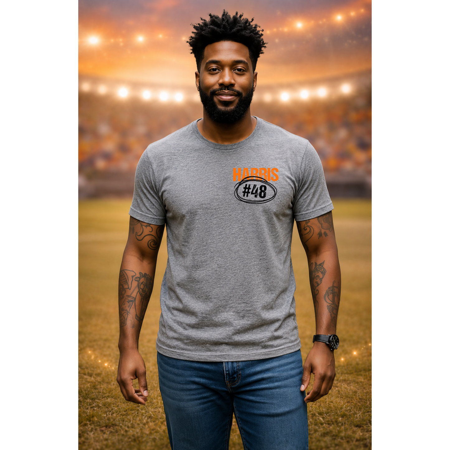 Personalized Football Player Shirt | Custom Football Mom Shirt | Player Name & Number Game Day Tee | Football Family Apparel