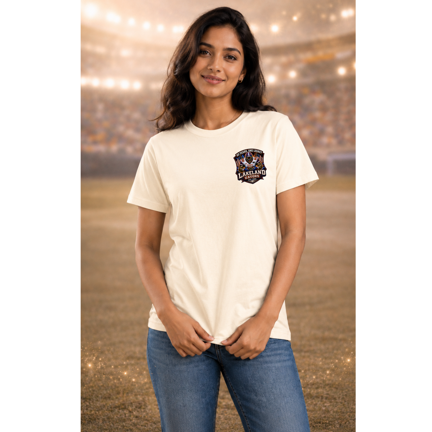 60 Years One Legacy Football Tee | Lakeland Gators Legacy Shirt | Vintage Game Day Football Graphic Apparel