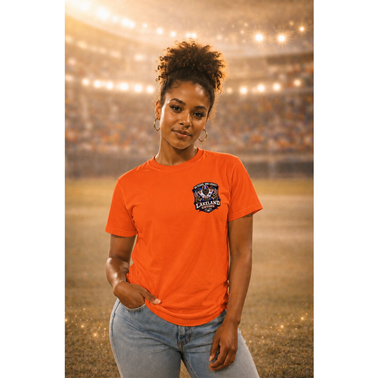 60 Years One Legacy Football Tee | Lakeland Gators Legacy Shirt | Vintage Game Day Football Graphic Apparel