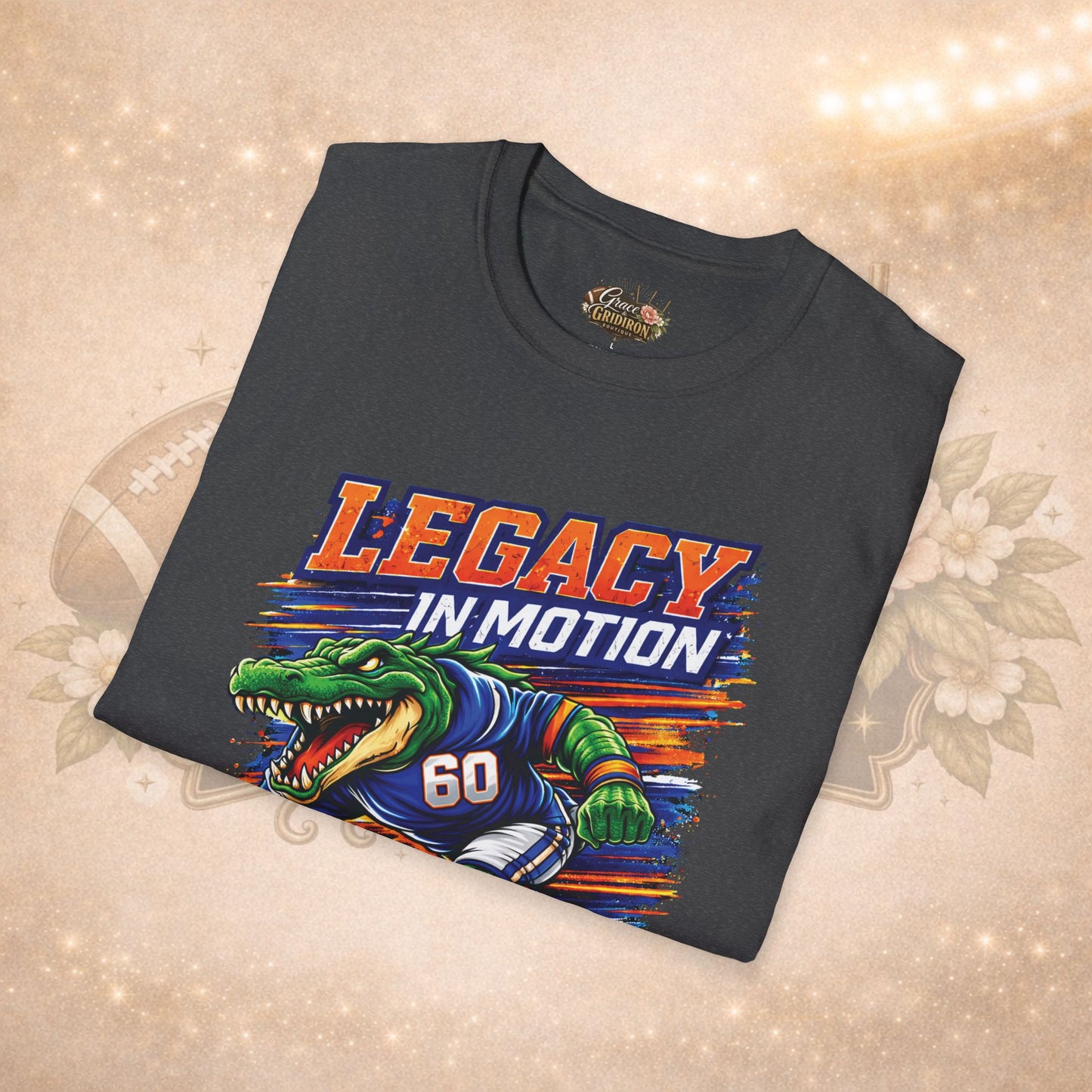 Lakeland Gators Legacy in Motion Shirt | Football Mom Tee | Game Day Shirt | Gator Fan Apparel | Sports Graphic Tee | Unisex T-Shirt