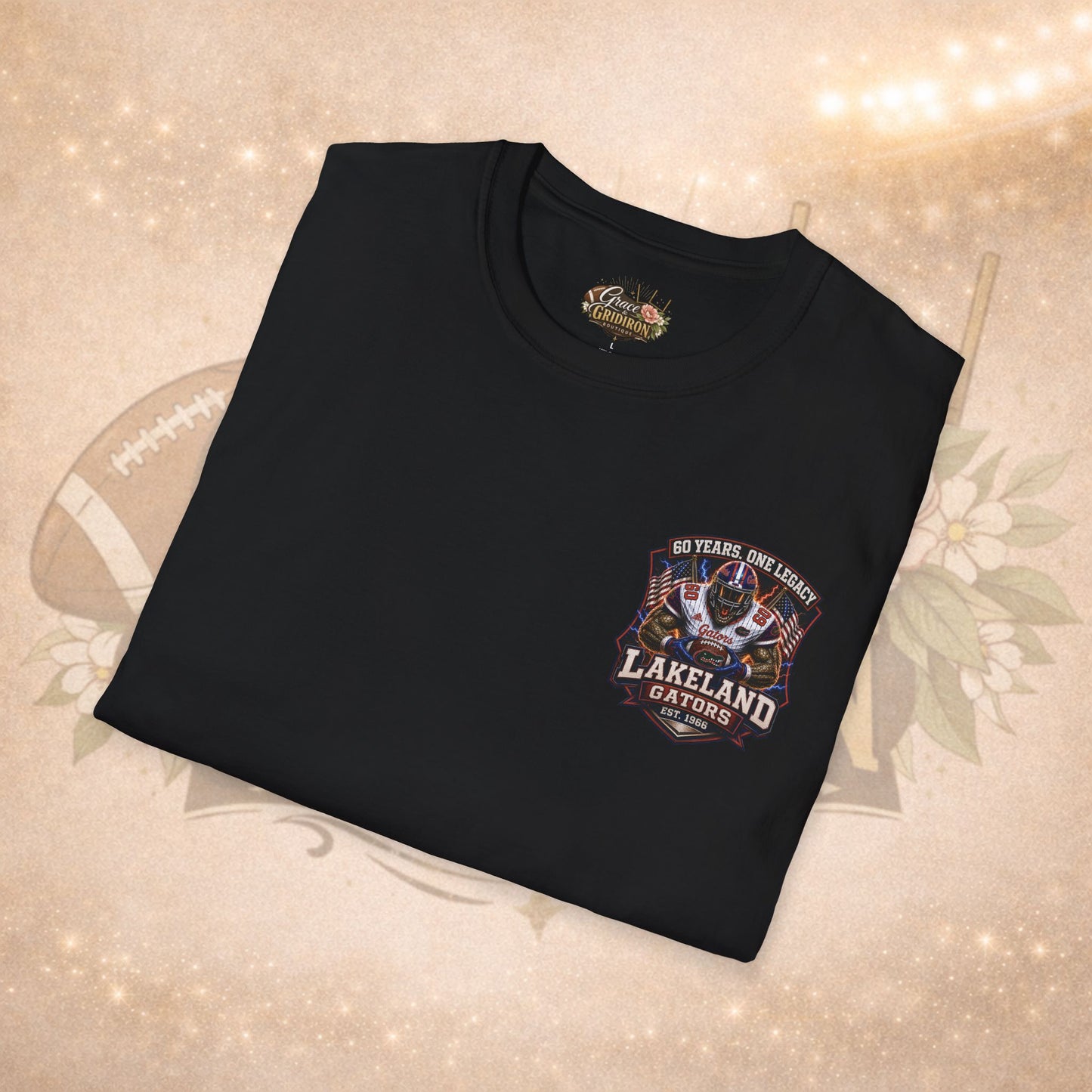 60 Years One Legacy Football Tee | Lakeland Gators Legacy Shirt | Vintage Game Day Football Graphic Apparel