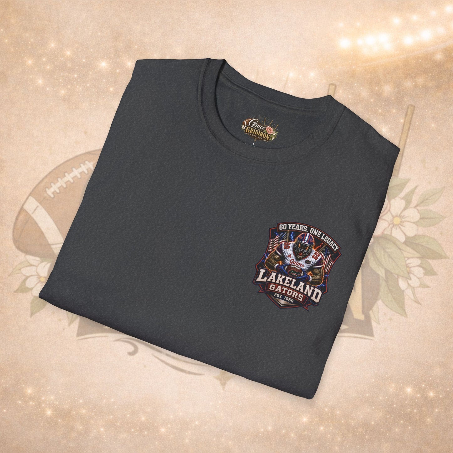 60 Years One Legacy Football Tee | Lakeland Gators Legacy Shirt | Vintage Game Day Football Graphic Apparel