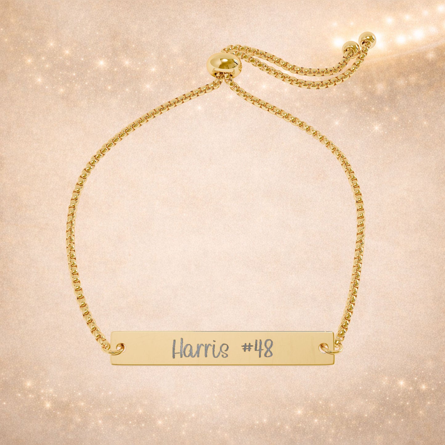 Personalized Football Mom Engraved Bracelet | Custom Player Name & Number Bracelet | Game Day Jewelry Gift | Football Mama Bracelet