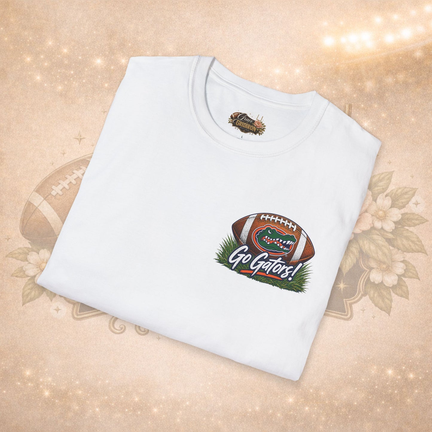 Gator Nation Football T-Shirt | Florida Football Game Day Tee | Go Gators Fan Apparel | Orange Blue Stadium Graphic Shirt