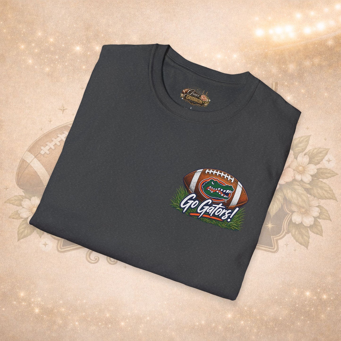 Gator Nation Football T-Shirt | Florida Football Game Day Tee | Go Gators Fan Apparel | Orange Blue Stadium Graphic Shirt